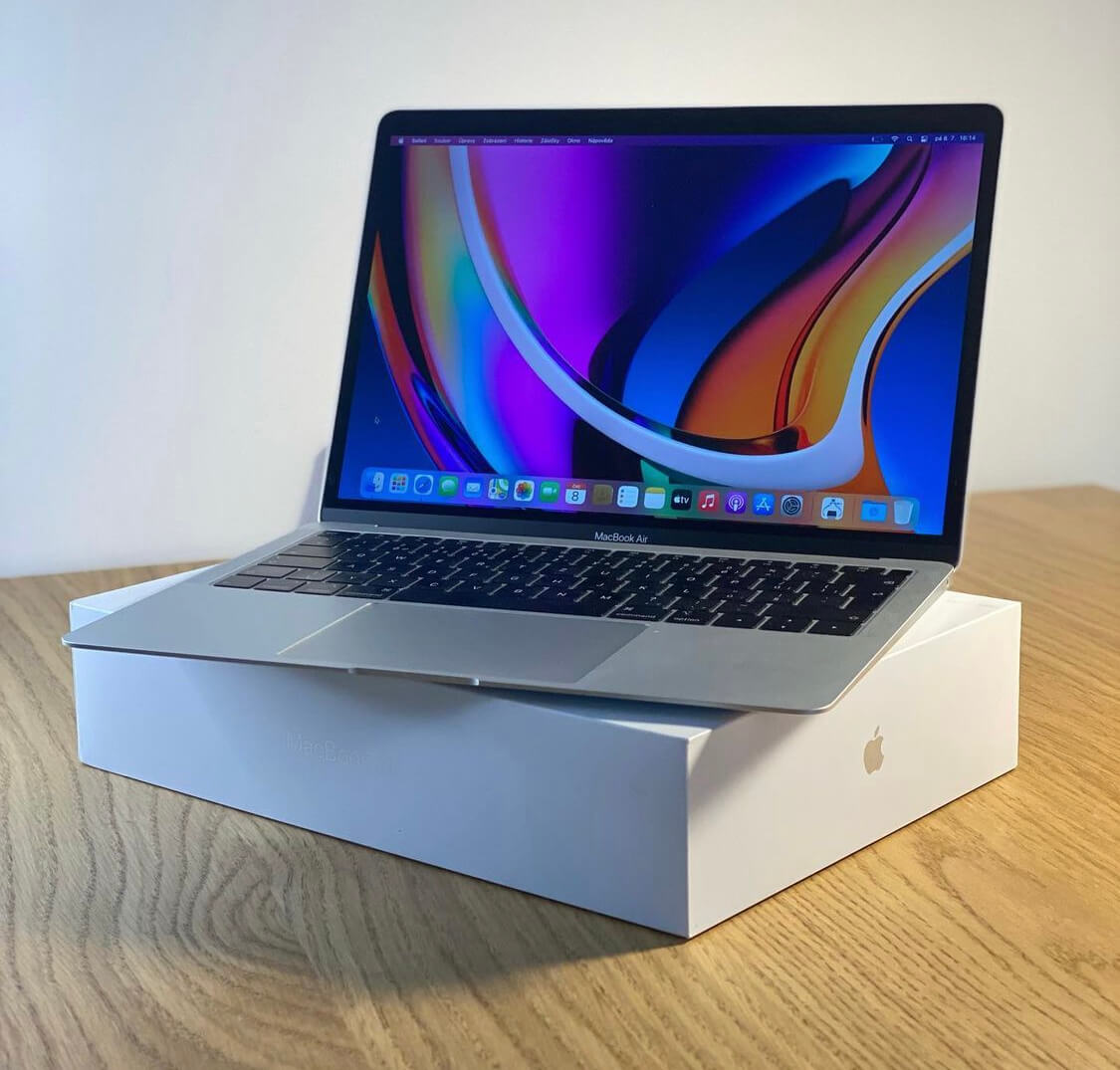 MacBook Air 13'' Retina, Silver, i5, rok 2019, 8GB RAM, 128GB SSD