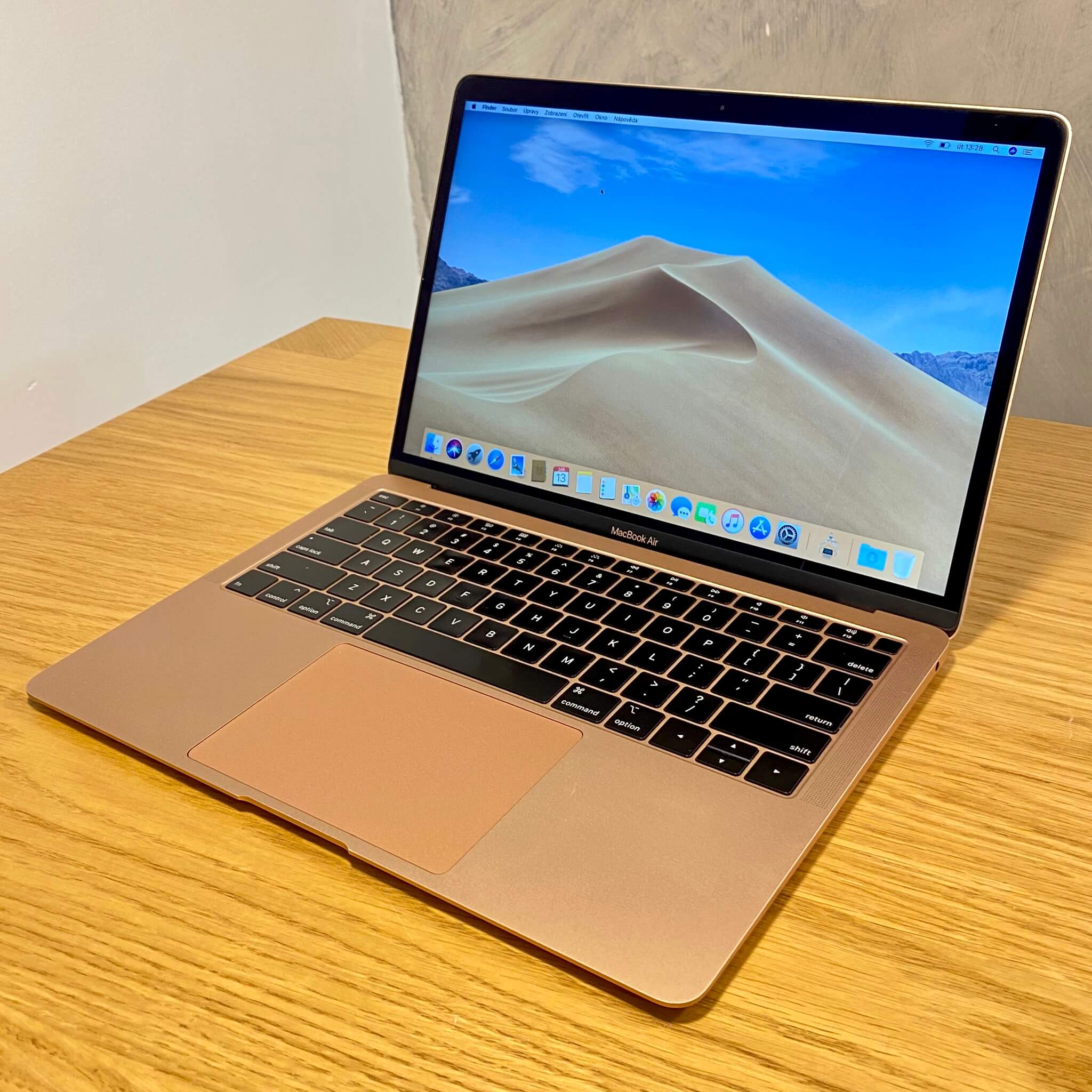MacBook Air Retina 13’’, Gold, rok 2018, i5, 8GB RAM, 128GB SSD